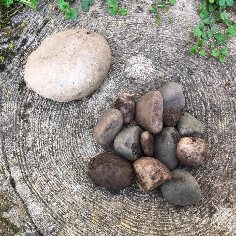 Picking Stones at Mina